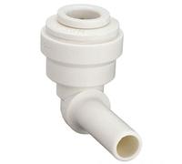 IPW Industries Inc-John Guest - Polypropylene Plug In Stem Elbow Quick Connect Fitting 1/4" OD / 1/4" OD/Single - PP220808W