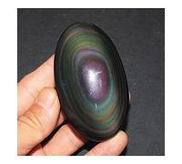 IPWWUTTH Natural Rainbow Obsidian Palm Play Palm palmstone Palm Stones Plaything Crystals and Home Decoration Home Goods