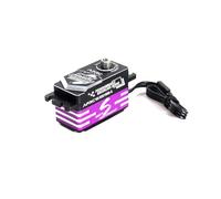 IPX6 Waterproof Programmable Brushless Smart Servo 4.8-8.4V Aluminum Heatsink Case for RC Drift Car Boat Helicopter Fixed-Wing Robot (Purple)