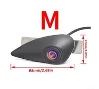 Ipx68 View Parking Camera with Front Angle Lens Plus Abs Housing Water-resistant Wide Compatible 520 Tv Lines Resolution with Plus (M)