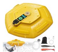 IPX7 Waterproof Floating Pond Oxygenator Rechargeable Bait Bucket Aerator Ultra Quiet Portable Air Pump for Live Fish Aquarium Fishing Trips Live Bait Transportation (1 SET)