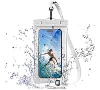 IPX8 Floating Waterproof Phone Case for Swimming, Waterproof Phone Bag with Lanyard for iPhone 15 14 13 12 Samsung S24 S23+ A54 and More Upto 7" Phone
