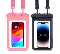 IPX8 Waterproof Phone Pouch Universal Cell Phone Dry Bag Patented Sealed Lock Lanyard Mobile Phone Case for Swimming Surfing Beach for iPhone 17 16 15 Samsung S26 S25 Huawei Xiaomi up to 8.9"