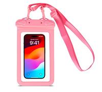IPX8 Waterproof Phone Pouch Universal Cell Phone Dry Bag Patented Sealed Lock Lanyard Mobile Phone Case for Swimming Surfing Beach for iPhone 17 16 15 Samsung S26 S25 Huawei Xiaomi up to 8.9"