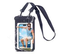 IPX8 Waterproof Phone Pouch Universal Cell Phone Dry Bag Patented Sealed Lock Lanyard Mobile Phone Case for Swimming Surfing Beach for iPhone 17 16 15 Samsung S26 S25 Huawei Xiaomi up to 8.9"