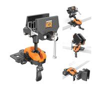 IQ 360° Articulating Bench Vise - Steel & Cast Aluminum, 8-Position Locking Ball & Socket, Handles Up to 130ft-lbs Torque, Pipe Vise with Double Sided Jaws
