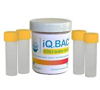 iQ.BAC Water Testing Kits for E. Coli and Coliform Bacteria Detection - 4 Pack | High Sensitivity Water Test for Pool Hot Tub Well or Drinking Water | Test with EPA Standards and Recycled Packaging