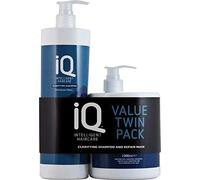 IQ Intelligent Haircare Clarifying Twin 1000 ml each Blue