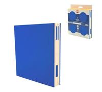 IQ LEGO Locking Notebook with Gel Pen - Blue (53562), Hardcover Notebook for School, Office, Home
