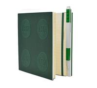IQ LEGO Locking Notebook with Gel Pen - Green