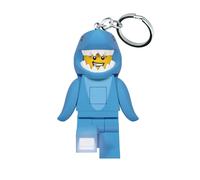 IQ LEGO Minifigures Keychain Light - Shark Suit Guy KE155H, 3-Inch Poseable LED