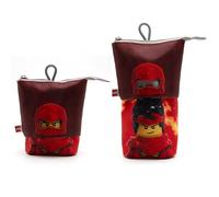 IQ LEGO Ninjago Pop Up Pencil Case - Kai (53460), Expandable, School Supply, Zipper Closure