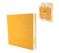 IQ LEGO Notebook with Lock & Gel Pen (Yellow) - 192 Page Lined Notebook in LEGO Design - Includes Gel Pen with 0.7mm Lead - Officially Licensed Product - Gift Idea for Children and Fans
