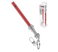 IQ LEGO Star Wars Lightsaber Gel Pen with Clip - Red (53509) | smooth writing red ink, refillable