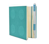 IQ LEGO Stationery Locking Notebook with Gel Pen - Azur
