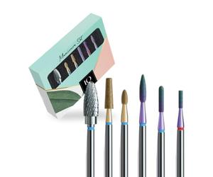 IQ NAILS Expert Pro Nail Drill Bits Set - Premium Professional Tools for Precision Nail Care - Highly Durable - For Professionals and Amateurs Alike - High Precision