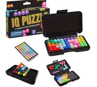 IQ Puzzle - Smart Games IQ Puzzler Pro for 8 Year Old Boys - Mind Games Brain Teaser Puzzle Game Gifts - 1 Player Marble Strategy Travel Game Board for Kids 8-12 - Colour Brain Board Game