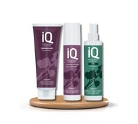 IQ Silverising Hair Care Collection: Nourishing Shampoo 300ml, Revitalizing Mask 250ml, and Multi-Functional 10-in-1 Spray 250ml for Brilliant Shine and Vibrant Color Protection