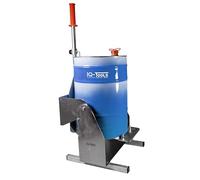 IQ-Tools Kipp-Boy Emptying Device (Grey, with Handle Tube, Pouring Containers up to 30 kg, Wall or Floor Mounting, Back-Friendly Working Device) PWE0005