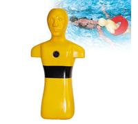 IqdZynx Water Rescue Training Manikin with Metal Weight Core, 50kg Fillable Rescue Dummy Built for Stable Towing, Repeated Drills, and Long-Term Training Use Yellow
