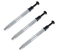 IQIANS 3 PCS Cotton Claw Manicure Saver Clean Nail Art Stamping Polish Tool Cotton Grabber for Nail Art Electronic Component Catch IC Chip Pickup Tool Silver