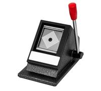 IQINGYJ Passport ID Photo Cutter, 50 x 50 mm, Manual, Black, Alloy Steel, Metal Handle