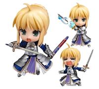 IQITOYS 10CM Movable Saber/Altria Pendragon Figure FATE STAY NIGHT/FGO Anime Figure Cute Model Statue Desktop Decoration PVC Material Gift for Fans