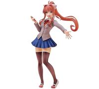 IQITOYS 18CM Uniform Monika Figure Sayori,Natsuki,Yuri Figure Standing Posture Model Statue Home Decoration PVC Material Gifts for Friend and Fans
