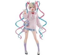 IQITOYS 22CM KAngel Figure Needy Streamer Overload Anime Figure Uniform Cute Model Statue Desktop Decoration PVC Material Gift for Fans