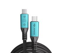 IQlionco 3.3FT USB C to USB C Cable, 40Gbps High Speed Data Transfer, 8K@60Hz 240W PD Fast Charging Type C Male Cable for Laptop/PC/Monitor