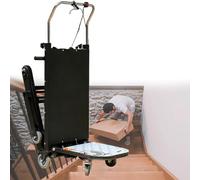 IQOAIJ Electric Stair Climbing Hand Trucks Lightweight Aluminum Hand Trolley Cart 220kg High Load Capacity Electric Stair Climber,01