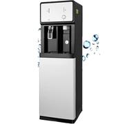 IQOAIJ Freestanding Mains Fed Unit Floor-Loading Standing Water Cooler - Ideal For Home Office Coffee Tea Bar - 3 In 1 Water Cooler Dispenser,001,41.3inx12.2in
