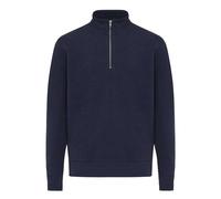 IQONIQ Men's Elgon Cotton Quarter Zip Sweater Top in Navy | Size: 2XS IQONIQ Navy 2XS