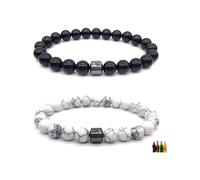 IQPDYV 2Pcs Anti Alcohol Bracelet for Men Women Stop Drinking Alcohol Manifestation Bracelet Relieve Anxiety Stress Reduces Drinking Bracelets Jewelry Gifts, no, Stone, no gemstone