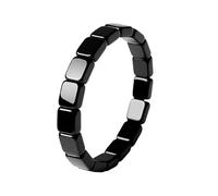 IQPDYV Hematite Bracelet Set for Men Reclaim Your Confidence Hematite Stretch Bracelets Male Energy Inspirational Bracelet Natural Stone Jewelry Gift, L, Stone, no gemstone