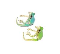 IQPDYV Tree Frog Ring for Women - Cute, Adjustable, Funny Green Frog Ring - Women's Jewelry Gifts, Metal, No Gemstone