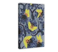 IQTFHGB Art Nouveau Nature Art Posters(2) Canvas Poster Bedroom Decor Landscape Office Room Decor Gift 16x24inch(40x60cm)