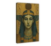 IQTFHGB Isis, The Egyptian Goddess Canvas Poster Wall Art Decor Print Picture Paintings for Living Room Bedroom Decoration 16x24inch(40x60cm)