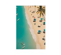IQTFHGB Vintage Hawaiian Beach Surf Art Canvas Poster Wall Art Decor Print Picture Paintings for Living Room Bedroom Decoration 12x18inch(30x45cm)