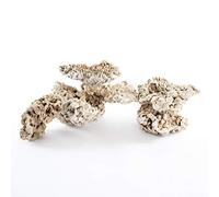 iQuatics 20kg Dried Reef Rock - Mixed Boulder & Plate Pack for Marine, Tropical & Cichlid Aquariums - Porous, Pest-Free, Easy to Scape - Ideal for Aquascaping, Filtration & Reef Setups