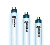 iQuatics Aquarium Tropical Fish Tank Fluorescent Light Bulb T5 (3 Pack), Aqua Blue 50:50, 24w 550mm 22"