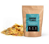 iQuatics Marine Nutritional Perfectly Balanced Fish Food Flakes for all Marine Fish - 15G