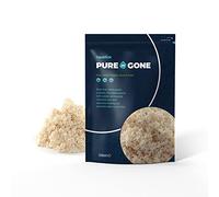 iQuatics Pure-Gone Organic Remover 500ml - Advanced Macro-Porous Polymer Filter Media for Freshwater & Marine Aquariums - Absorbs Nitrogenous Wastes, Improves Water Clarity, Rechargeable Filter Media