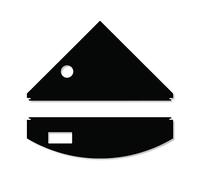 iQuatics Universal Fish Tank Lid Replacement, Trigon 190 With Holes