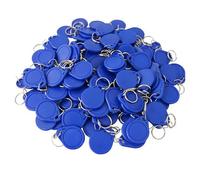 iQuickey 100pcs Rewritable UID Smart Keys, Mi-Fare IC Copy Cards, RFID NFC Token Tag, 13.56MHz ABS Access Control Door Card (ISO 14443A, Block 0 Changeable)