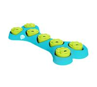 Iquities Bone Interactive Dog Toy Blue/green (One Size)