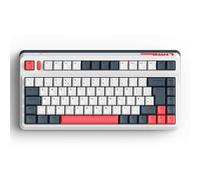 iQunix L80 FORMULA Mechanical Keyboard(UK LAYOUT), TKL Wireless 2.4GHz/Bluetooth 5.0/Wired Type-C Gaming Keyboard with 84 Keys, PBT Keycaps Hot-Swappable Cherry MX Browns, for Windows/macOS