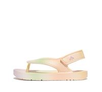Fitflop Boy's Unisex iQUSHION Kids Toddler Ombre-Pearl FLIP-Flops, Urban White/Mix, 10 UK Child