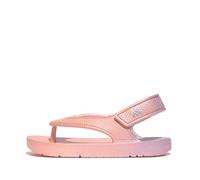 Fitflop Boy's Girl's iQUSHION Kids Toddler Ombre-Pearl FLIP-Flops, Blushy Mix, 6 UK Child