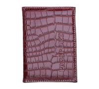 IQYU Bags & Wallet Business Holder Protector Passport Cover Leather Passport Soft Card Shoulder Bags Women Large Red, brown, standard size